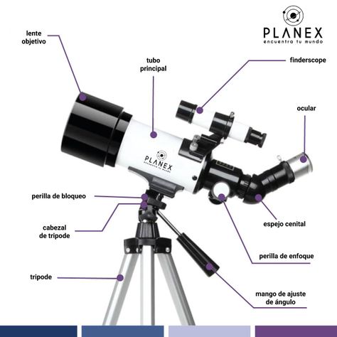 Telescopio Astronómico Monocular F40070 Para Luna Planetas-4