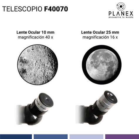 Telescopio Astronómico Monocular F40070 Para Luna Planetas-5