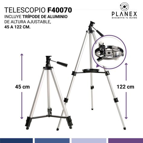Telescopio Astronómico Monocular F40070 Para Luna Planetas-6