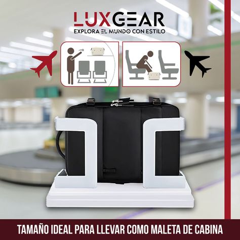 Mochila De Viaje Luxgear NomadLife Impermeable Cabina - Negro-3