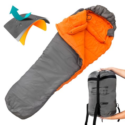 Saco de Dormir Termico 0 a 15 Grados Momia Overfit Camping-0