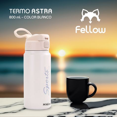 Termo Botella Termica Astra By Fellow Mug Cafe Agua 800ML-9