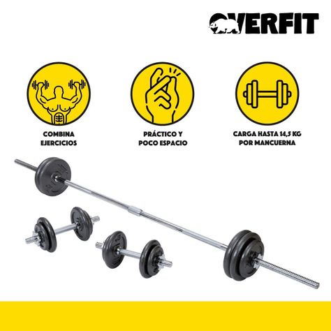 Set Mancuernas 50kg Fitness Pesas Peso Regulable-4