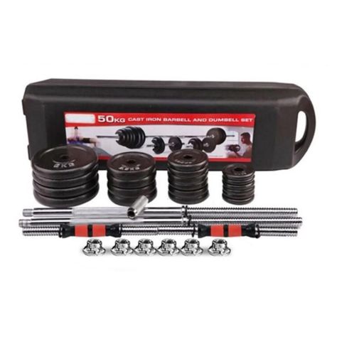 Set Mancuernas 50kg Fitness Pesas Peso Regulable-6