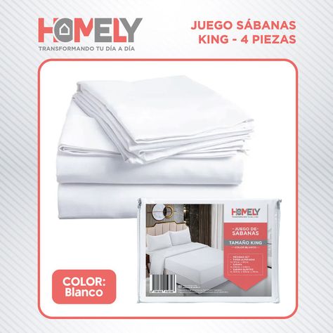 Juego de sabanas King Homely Suave 100 GSM 4 Piezas-9