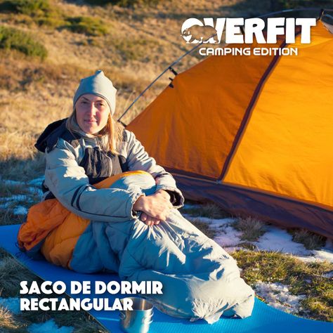 Saco de Dormir Termico 0 a 15 Grados Recto Overfit Camping-8