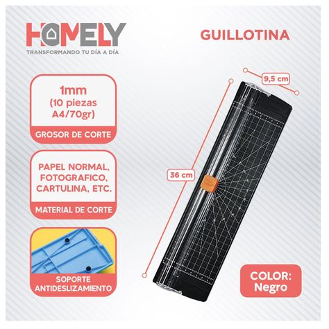 Guillotina + Perforadora + Corchetera Termolaminadora Set-1