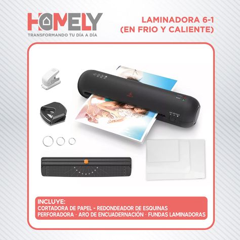 Termolaminadora 6 en 1 + Accesorios + 100 Láminas-4