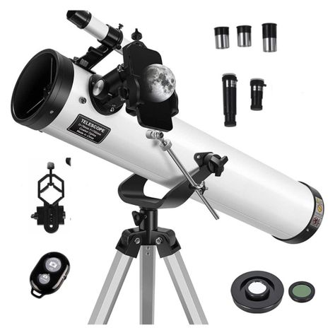 Telescopio Astronómico Newtoniano F70076 Planex + Soporte-0