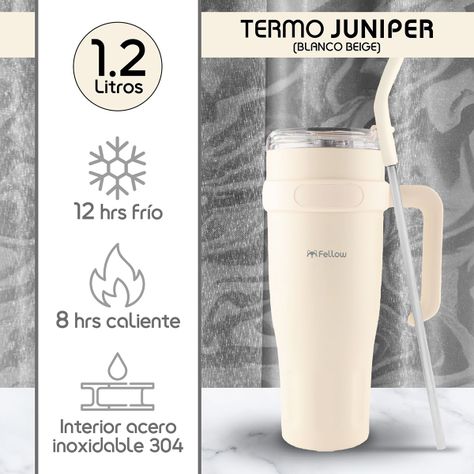 Termo Vaso Mug Juniper Térmico By Fellow 1.2L Acero Inox 304-1