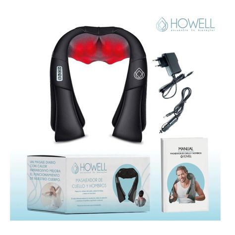 Masajeador Cervical Howell Espalda Cuello Hombros Masajes-1