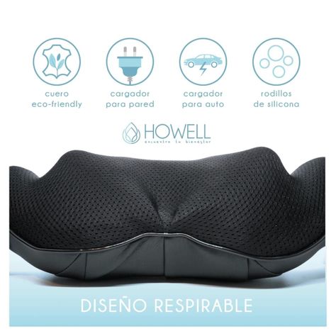 Masajeador Cervical Howell Espalda Cuello Hombros Masajes-3