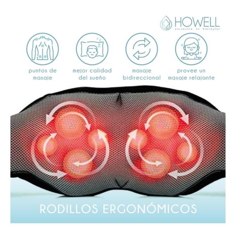 Masajeador Cervical Howell Espalda Cuello Hombros Masajes-4