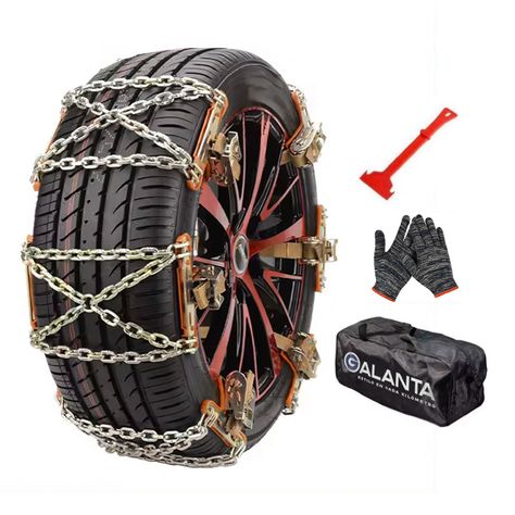 Cadenas Para Nieve Auto Camioneta Galanta Set x6 225-275mm-0