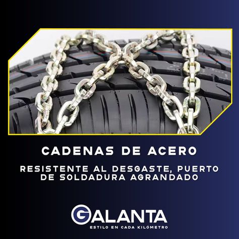 Cadenas Para Nieve Auto Camioneta Galanta Set x6 225-275mm-2