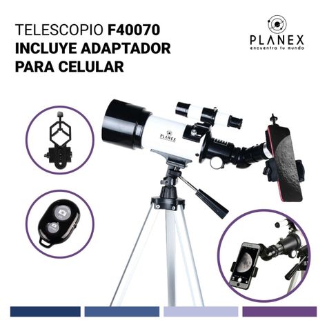 Telescopio Astronómico Monocular F70070 Planex + Soporte-2