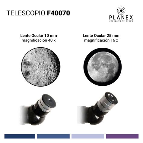 Telescopio Astronómico Monocular F70070 Planex + Soporte-4