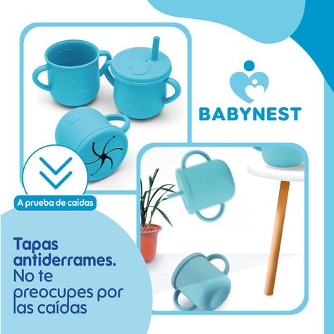 Set Alimentacion Silicona Bebe 10P Antideslizante BabyNest-5