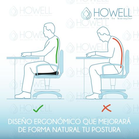 Cojín Lumbar Ortopédico Viscoelástico Howell Asiento-5