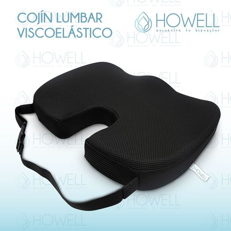 Cojín Lumbar Ortopédico Viscoelástico Howell Asiento-8
