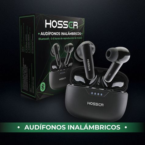 Audifonos Bluetooth In Ear Hosser 35mAh Cancelación de Ruido-9
