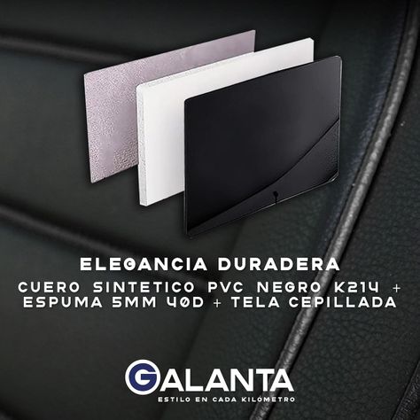 Funda Cubre Asiento Galanta Ecocuero Set 5 Asientos Luxury-6