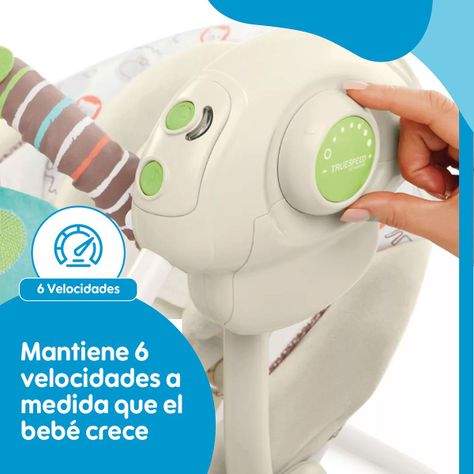 Silla Mecedora Eléctrica Nido BabyNest SwingIt Musica Luces-5