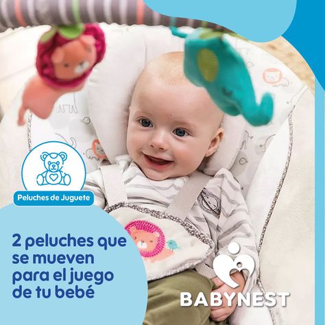 Silla Mecedora Eléctrica Nido BabyNest SwingIt Musica Luces-7