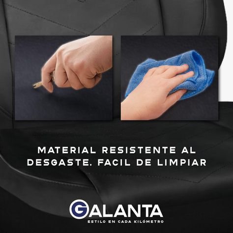 Funda Cubre Asiento Galanta Luxury negro 4.8mm 18D foam-4