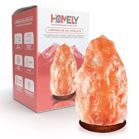 Lámpara de Sal Himalaya 4-5 kg Homely Intensidad Regulable-0