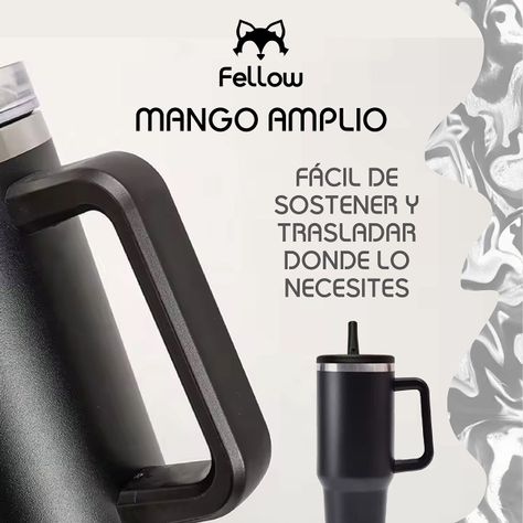 Vaso Térmico 1,2L Electra By Fellow Mug Tumblr Bombilla-3