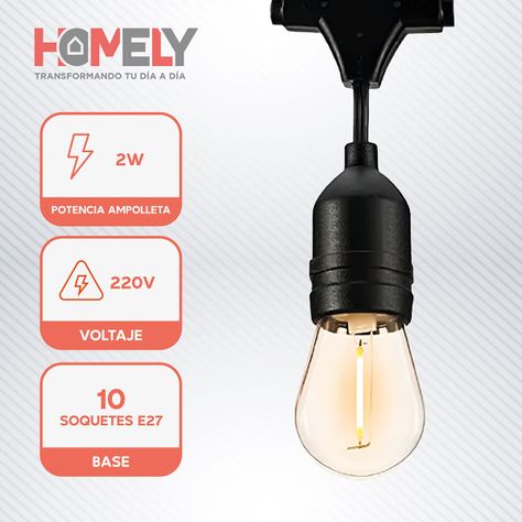 Pack X2 Guirnalda Terraza Solar Cascada Luces Led 10 Metros-1