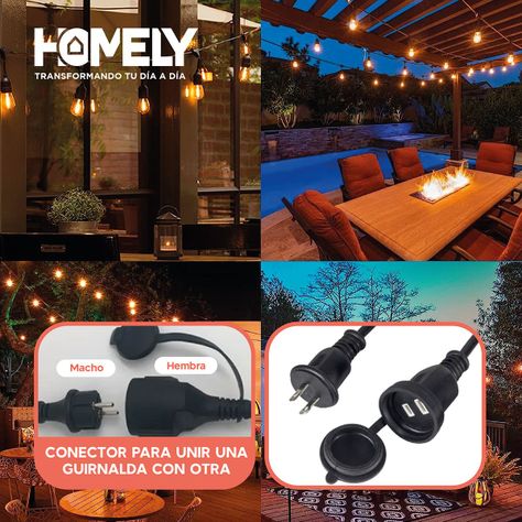 Pack X2 Guirnalda Terraza Solar Cascada Luces Led 10 Metros-3