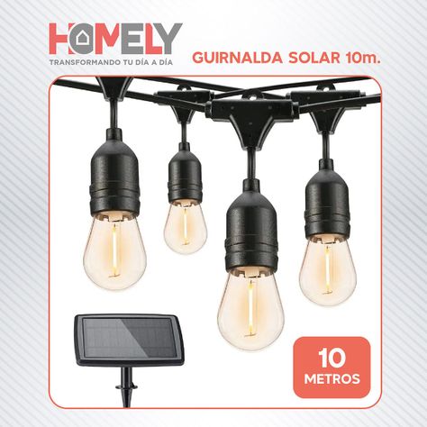Pack X2 Guirnalda Terraza Solar Cascada Luces Led 10 Metros-8
