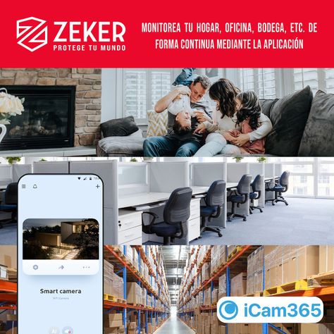 Cámara de Seguridad Wifi Exterior Impermeable Zeker 2MP 5G-2