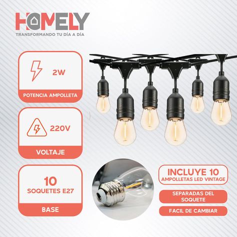 Guirnalda Terraza Solar Cascada Luces Led 10 Metros-2