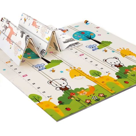 Alfombra Antigolpes Bebe Plegable BabyNest 180x190x1 Jirafa-0