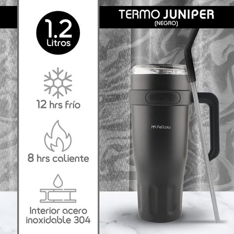 Termo Vaso Mug Térmico 1.2L Juniper By Fellow Acero Inox 304-1