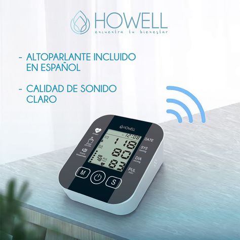 Tensiómetro Toma Presión Digital Usb Batería Howell T-300-5