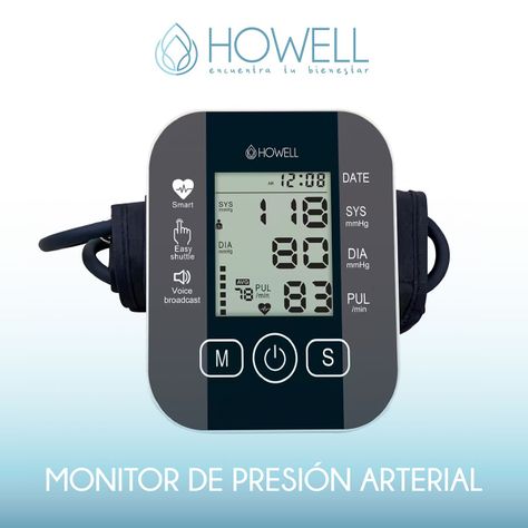 Tensiómetro Toma Presión Digital Usb Batería Howell T-300-8