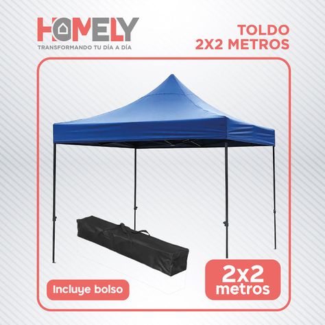 Toldo Plegable 2x2 Impermeable Retractil Araña-1