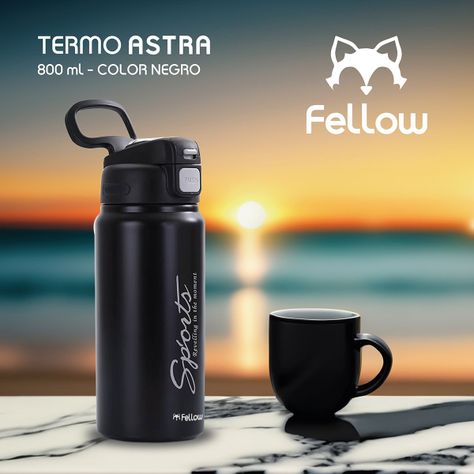 Termo Botella Termica Astra By Fellow Mug Agua Cafe 800ML-5