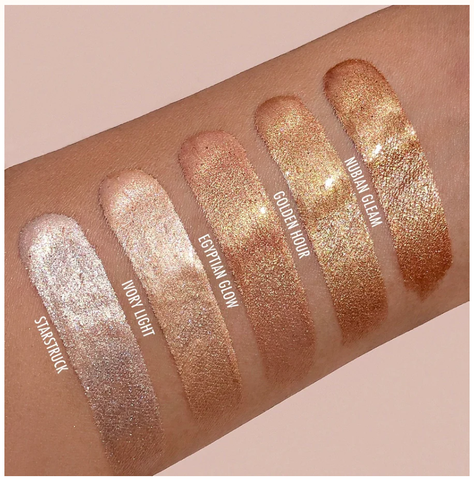Nubian Glow Liquid Luminizer tono Ivory Light| Juvia's Place-2