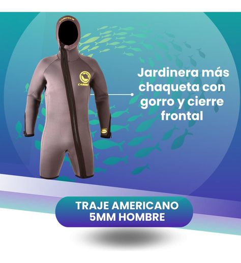 Traje Buceo Americano 5mm-3