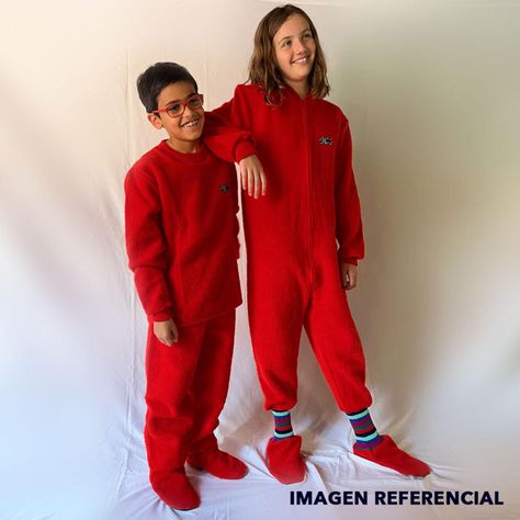 Pijama Térmico Infantil - Rojo-4
