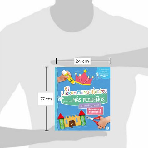 EL LIBRO DE MANUALIDADES MAS PEQUEÑOS - PRINCESAS&CABALLEROS-1