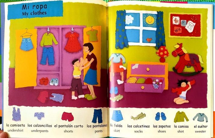 Libro MIS PRIMERAS 100 PALABRAS. BILINGUE-3