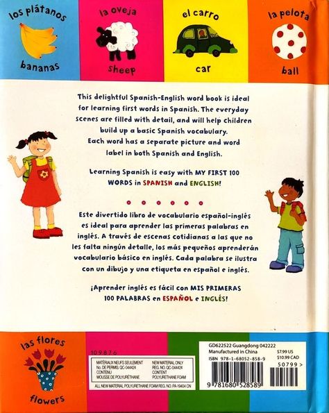 Libro MIS PRIMERAS 100 PALABRAS. BILINGUE-4