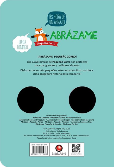 Libro Abrázame. Pequeño Zorro-1