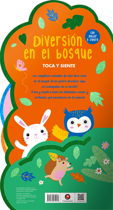 Libro Diversión en el bosque. Toca y Siente-2